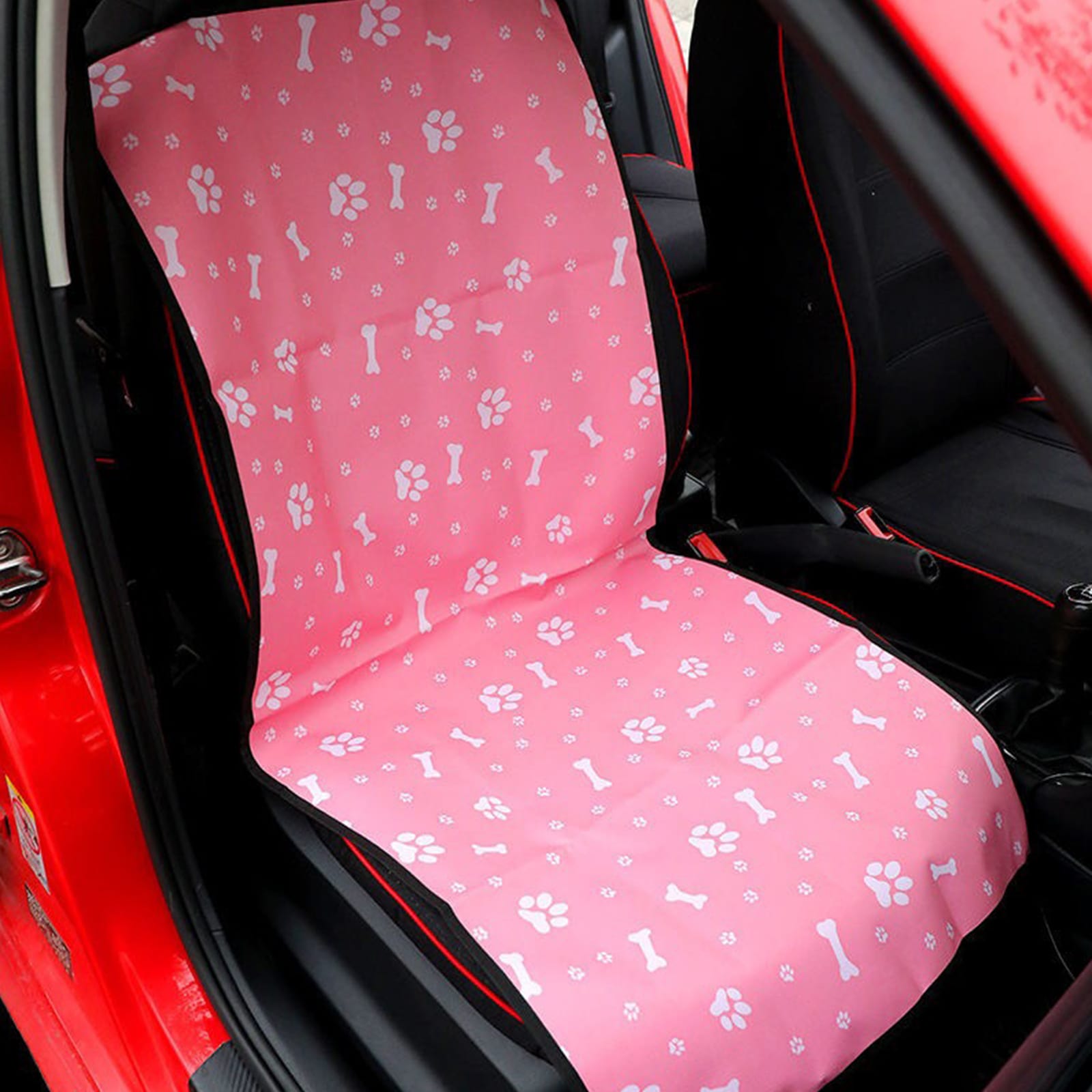 Cow Cute Print Pet Car Seat Cover