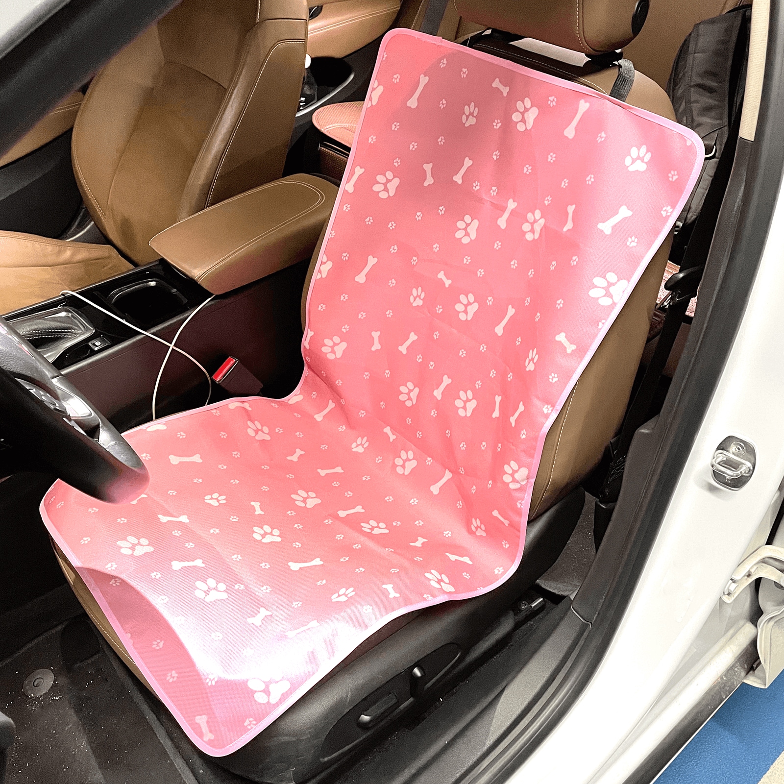 Cow Cute Print Pet Car Seat Cover main image 1