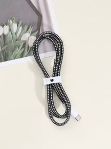 1.5m極簡風格數據線圍裹保護裝置 - 黑色 - 查看 3