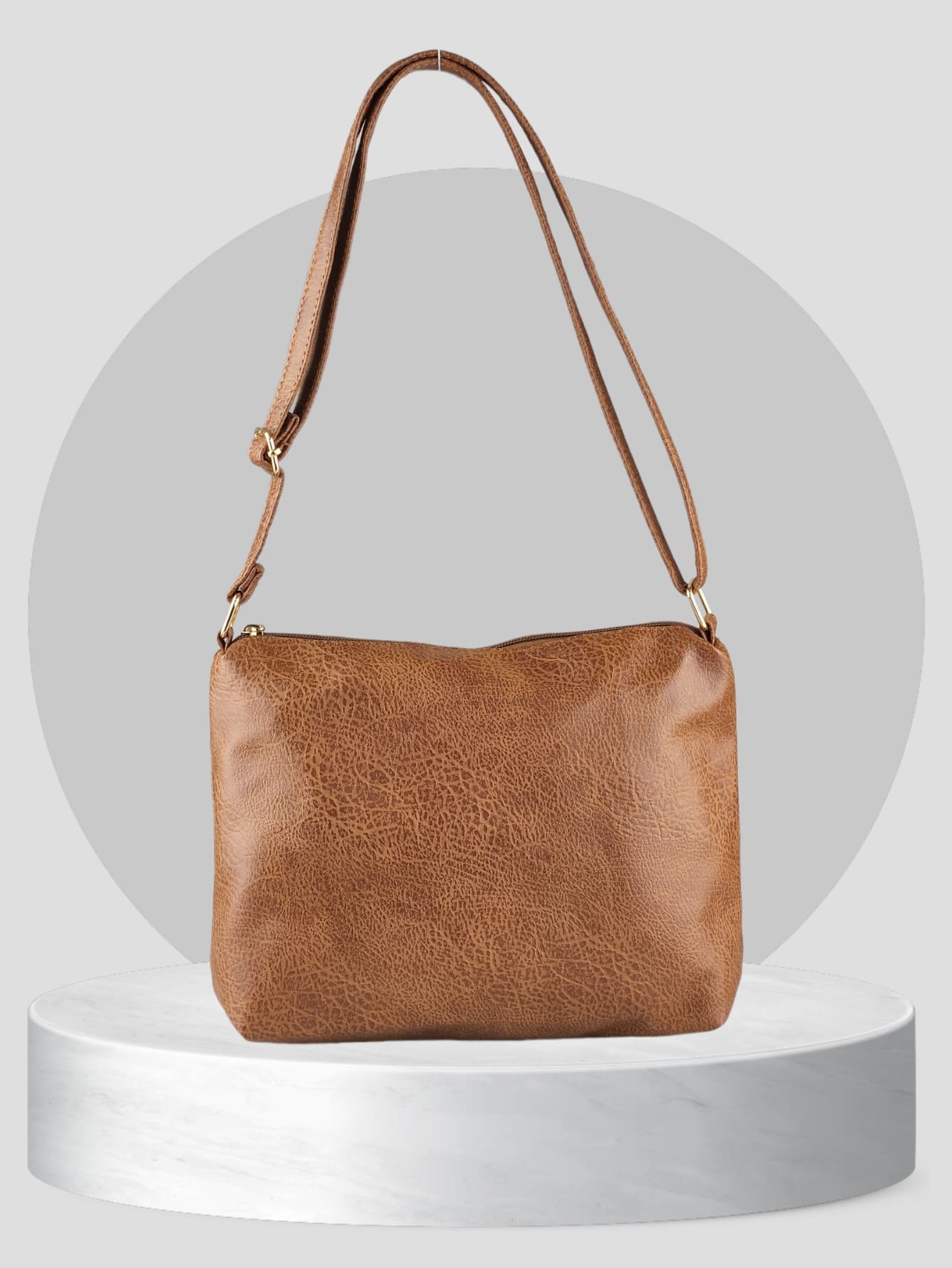 Women Crossbody - 棕色 - 查看 1