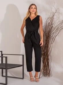 Women Jumpsuits - 黑色 - 查看 3