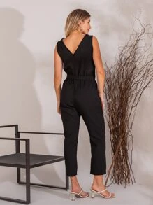 Women Jumpsuits - 黑色 - 查看 5