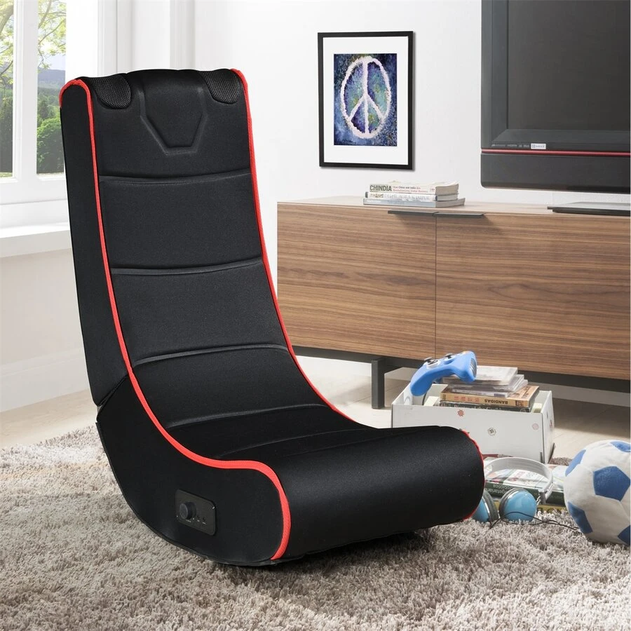 FOLDABLE  GAMING  CHAIR  WITH  ONBOARD  SPEAKERS - 黑色 - 查看 1