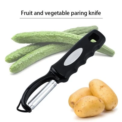 Pelador de acero inoxidable , fruta & vegetal Cuchillo para pelar , multifuncional patata , melón & fruta Raspador con Cepilladora
