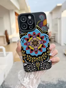 Flower Pattern Anti-fall Phone Case - Multicolor - View 2