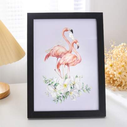 1pc Plain Photo Frame, Minimalist Photo Display Stand, Suitable For Home Decor