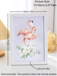 رمضان زينة رمضان إطار صورة أبيض موحد اللون قطعة واحدة