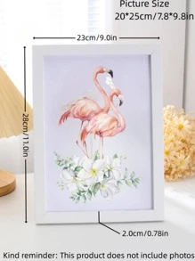 رمضان زينة رمضان إطار صورة أبيض موحد اللون قطعة واحدة