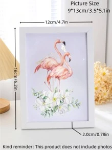 رمضان زينة رمضان إطار صورة أبيض موحد اللون قطعة واحدة