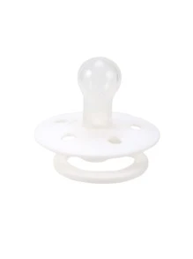 1 Miếng Huyền diệu Núm vú giả In Nhiều màu Thiết kế ( Thích hợp Đối với 0-6 Tháng Em bé Với Kích thước nhỏ , 6-36 Tháng Em bé Với Kích thước lớn ) Chế tạo Của Mềm mại & An toàn Silicone , Tức thì Xoa dịu & Điềm tĩnh Xuống Em bé Đối với Ngủ Và Dễ - trắng - Xem 3