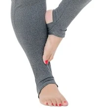 Plus Size Leggings - 灰色 - 查看 9