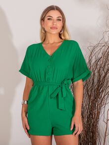 Women Jumpsuits - màu xanh lá - Xem 4