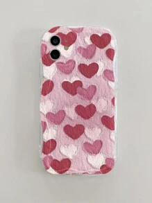 Funda de teléfono con diseño de corazón - transparente - Ver 5