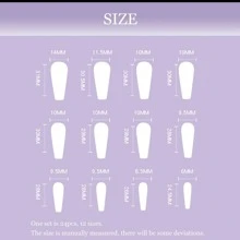24 Cái/hộp Ballet Dần Dần Mặc Quan Tài Hình Ấn Vào Móng Tay Trong Và gradient Màu Tím, Có Thể Tháo Rời Full Cover Giả Móng Tay Tiếp Liệu - Màu tím  Violet - Xem 6