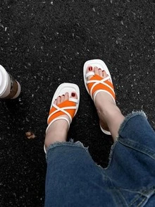 4pairs Summer New Candy Colored Japanese Style Half-toe Invisible Toe Socks Bikini Slippers Socks Sweat-absorbent Split-toe Socks - Multicolor - View 3