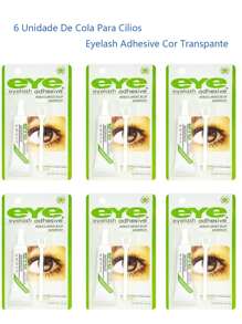 Cola Para Cílios Postiço Eyelash Adhesive Waterproof Prova D'água 7g Cor Transparente - EYE - Transparente - Visão 1