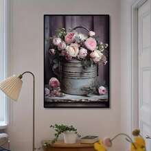 Ai146-Xj Rose Flower Diamond Painting Kit - Multicolor - View 2