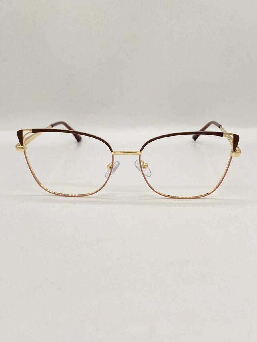 Women's Eyeglass Frames - 鏽棕色 - 查看 1