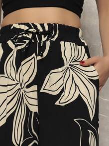 Women Pants - 黑色 - 查看 2