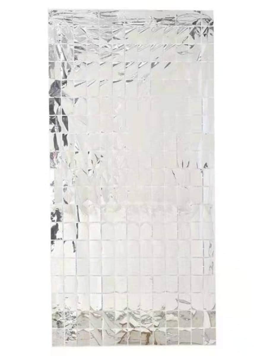 Party Backdrops - Silver - View 1