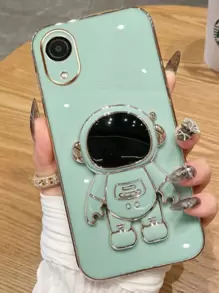 Arthur Capas Capinha de Celular Luxuosa com Suporte Astronauta para Samsung A03 CORE - Multicolorido - Visão 4