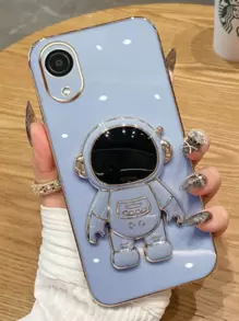 Arthur Capas Capinha de Celular Luxuosa com Suporte Astronauta para Samsung A03 CORE - Multicolorido - Visão 2