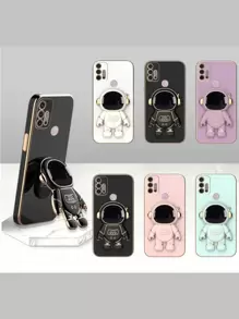 Arthur Capas Capinha de Celular Luxuosa com Suporte Astronauta para Samsung A03 CORE - Multicolorido - Visão 7