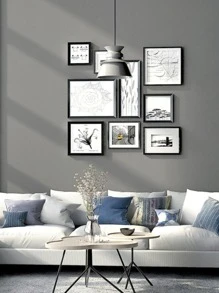 Papel de Parede 3D Cinza  liso 5 METROS x 45CM Adesivo Autocolante - Chumbo - Visão 2
