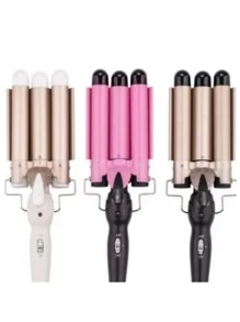 Chapinha Triondas Formato Triplo 25mm Modelador De Ondas de Cachos 200°C - Multicolorido - Visão 6