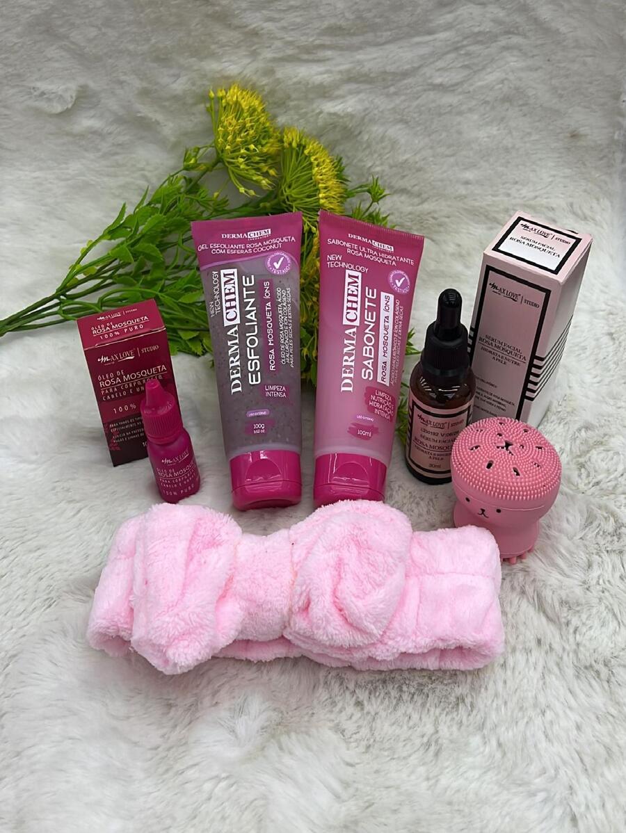 conjunto Kit Skin Care Rosa Mosqueta 6 un Sérum, Óleo, Sabonete ...