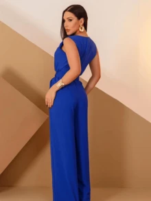 Women Suit Sets - Blue - View 2