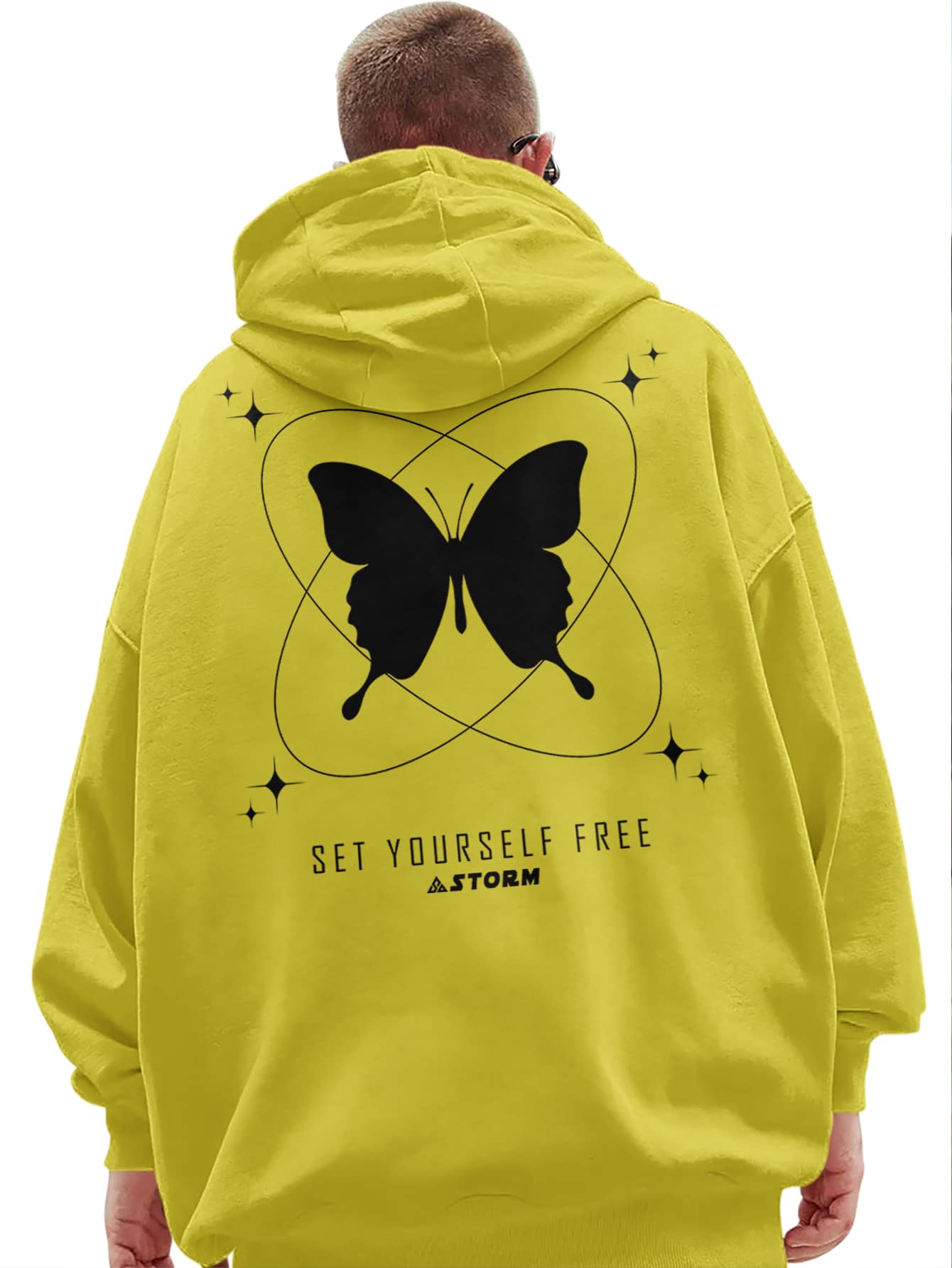 Men Sweatshirts - Màu vàng - Xem 1