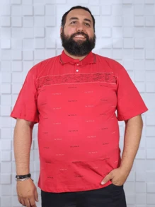 Men T-Shirts - 紅色 - 查看 1