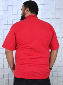 Men T-Shirts - 紅色 - 查看 3