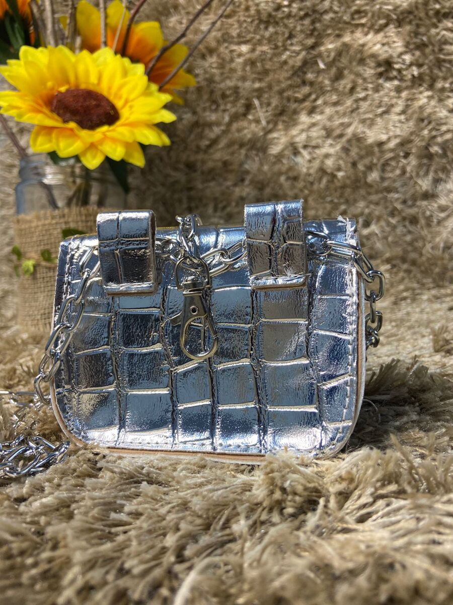 Women Shoulder Bags - 銀色 - 查看 1