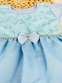Young Girls Partywear - Màu xanh nhạt - Xem 2