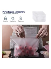 Bluelander -Friendly Storage Bags, 10 Pieces. - Clear - View 5