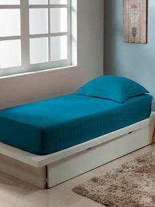 Bedspread - 藍色 - 查看 1