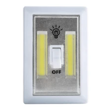 Apagador con luz LED para closets y espacios oscuros. Interruptor con luz LED blanca para iluminar espacios del hogar - Blanco - Ver 6