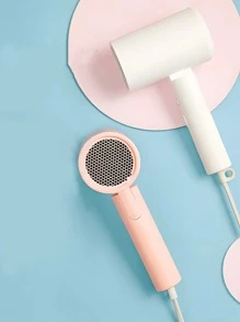 Mini Foldable Portable Hair Dryer Compact 2 Speed Design. - Dusty Pink - View 2