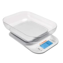 Báscula digital con tazón para cocina, 5kg, Truper BASE-5T 102421 - Blanco - Ver 1