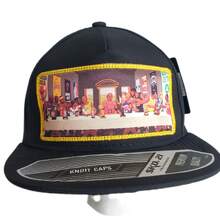 Gorra Plana Snapback De Moda Gorra Plana para Hombre y Mujer. Gorras Planas Ajustables para Uso Casual. Cachuchas para Sol con Visera Plana, Gorra tipo Snapback - Blanco y Negro - Ver 1