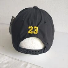 Gorra Plana Snapback De Moda Gorra Plana para Hombre y Mujer. Gorras Planas Ajustables para Uso Casual. Cachuchas para Sol con Visera Plana, Gorra tipo Snapback - Blanco y Negro - Ver 5