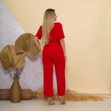 Women Two-piece Outfits - Đỏ - Xem 3