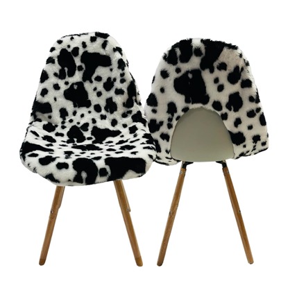 Pelúcia Capa para Cadeira Rose Manta Xale em Pelúcia Pelo Luxo para Cadeira Pé Palito Decoração