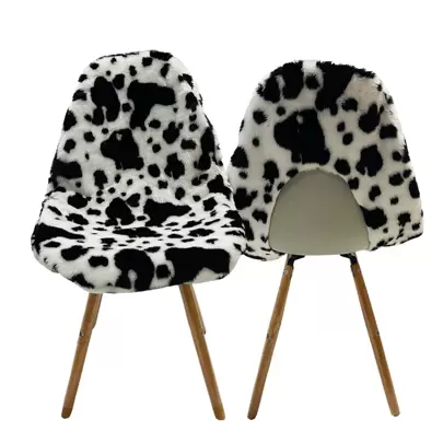 Pelúcia Capa para Cadeira Rose Manta Xale em Pelúcia Pelo Luxo para Cadeira Pé Palito Decoração