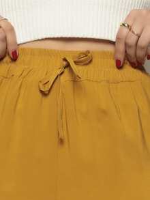 Women Pants - 芥末黃 - 查看 5