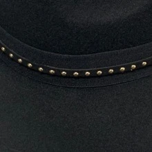 Mũ Fedora Nữ Mũ Cao Bồi Mũ Cao Bồi - màu đen - Xem 3