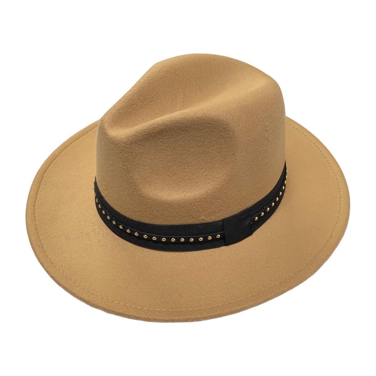 Women Fedora Hat - 米色 - 查看 1