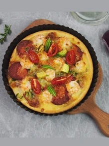 DeTODO Molde para Hornear Pizza Pan Pay Antiadherente - 10 Inch - Ver 6